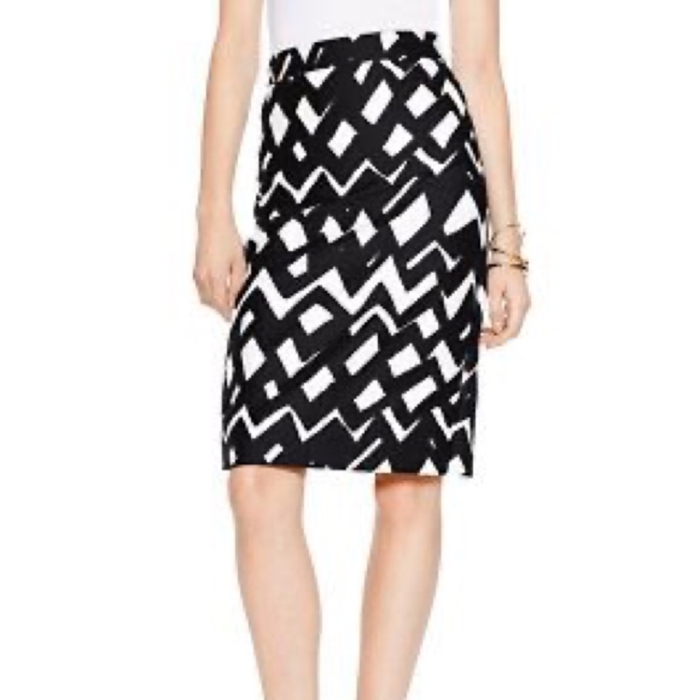 NWT ♠️ Kate Spade Madison Ave Chevron Marit Skirt ♠️